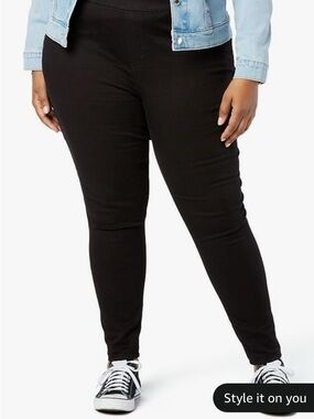 Everyday High-Rise Black Skinny Jeans for Women